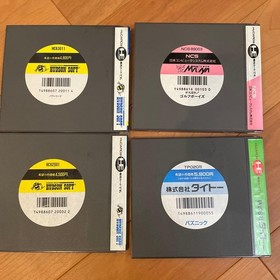 PC Engine 4-piece set Power League/Golf Boys/THE Kouo/PUZZNIC