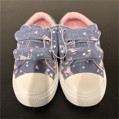 Nerteo Little Girls Unicorn Rainbow Sneakers  (Size 7)