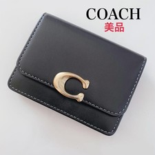 COACH Bandit Card Case Black