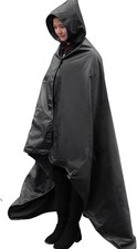 Hooded Stadium Blanket, Waterproof Windproof Outdoor Fleece Blanket - Large ...