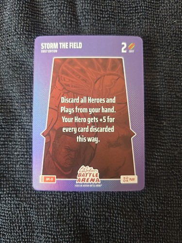 2026 Bo Jackson Battle Arena Storm the Field Bonus Play SSP Foil BPL-13