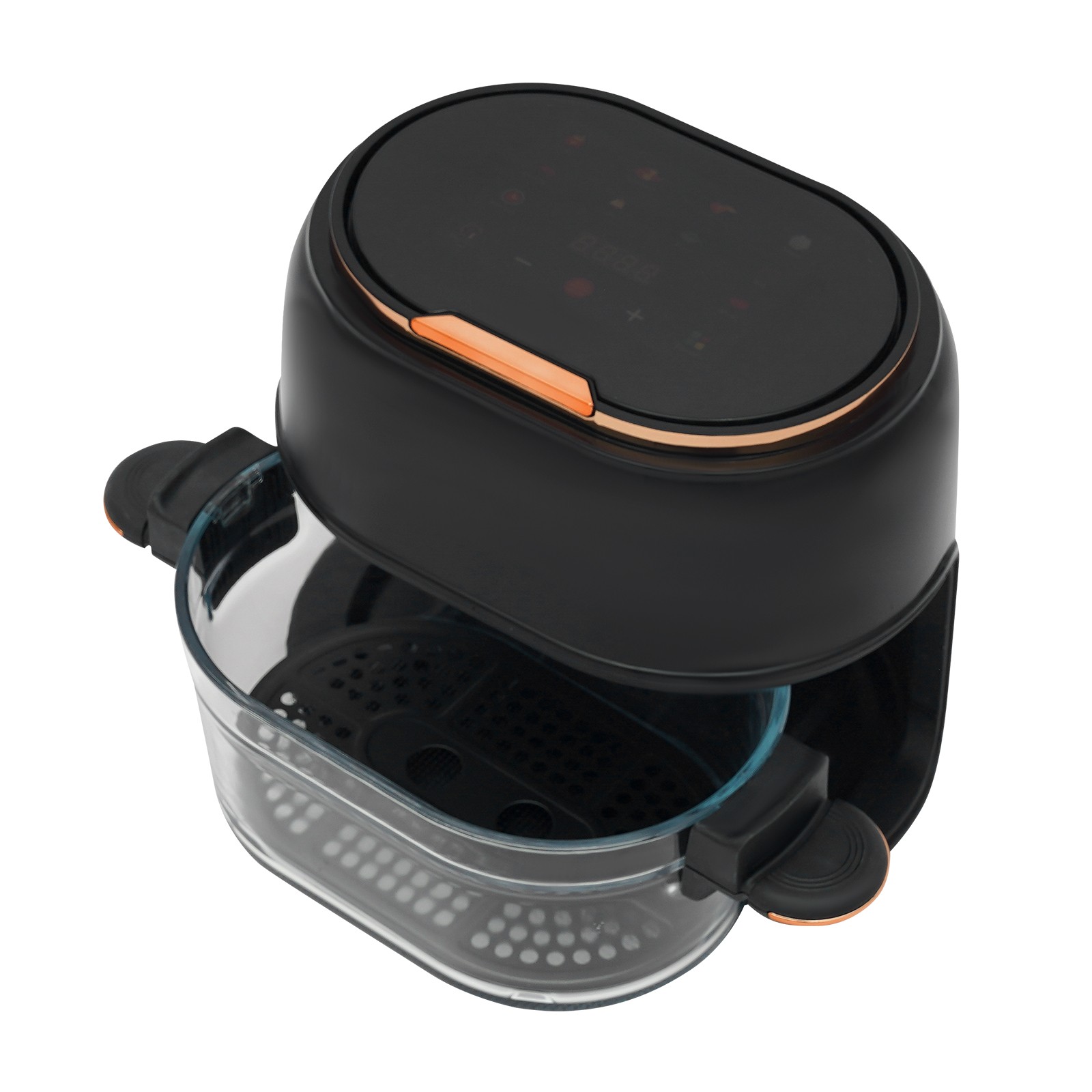Friggitrice ad Aria Calda Nera 1350 W Friggitrice ad Aria Calda con Touch Screen con Touchscreen foto 5