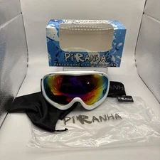 Piranha Performance Protective Eyewear Snow Ski ATV UTV Goggles Anti-Fog