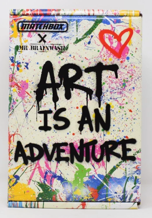 Matchbox Set Austin Mini Cooper S Matchbox X Mr Brainwash Art Is An Adventure - Image 2 of 4