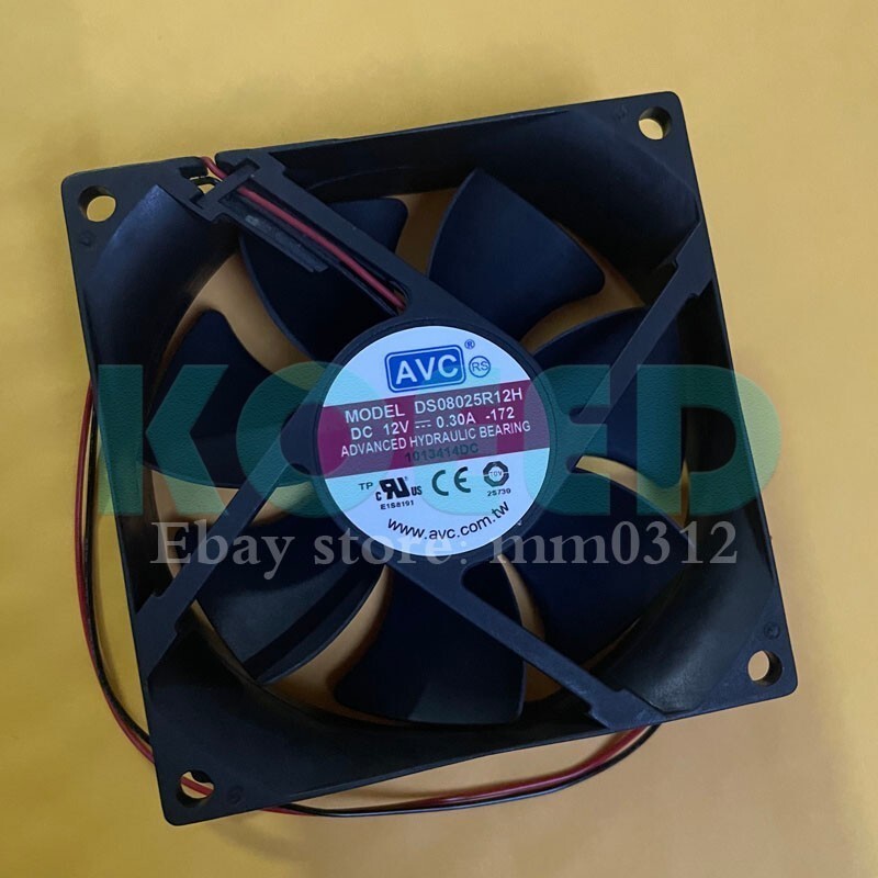 AVC DS08025R12H 8CM 12V 0.30A Hydraulic Bearing Chassis Power Fan