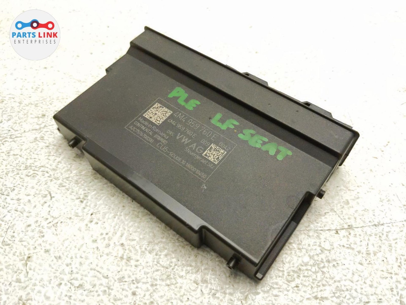 2016-20 BENTLEY BENTAYGA FRONT LEFT SEAT POWER MEMORY CONTROL MODULE 4M4959760E