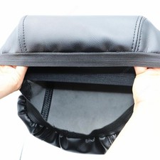 For 2011-2018 Ford Explorer Xlt Leather Console Lid Armrest Cover Black Stitch