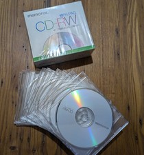 CD-RW Blank Media With Slim Jewel Cases, Memorex 10pk, 4x | 700MB | 80min
