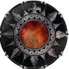 Custom 22 Kick Bass Drum Head Graphical Image...