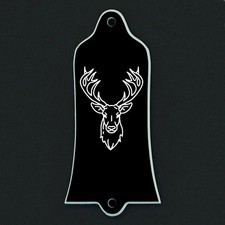 GUITAR TRUSS ROD COVER - Engraved Etched - Fit USA GIBSON - DEER Buck Antlers