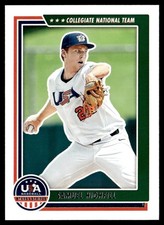 2022 Panini USA Baseball Stars & Stripes Samuel Highfill USA #43