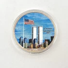 In Memory September 11 2001 9/11 Memorial 1 oz. 999 Silver Eagle Colorized Coin