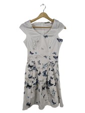 ORSAY Robe de cocktail Dames Robe T EU 32 blanc-bleu style décontracté