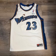 NBA NIKE TEAM MICHAEL JORDAN WASHINGTON WIZARDS AUTHENTIC JERSEY SIZE Large
