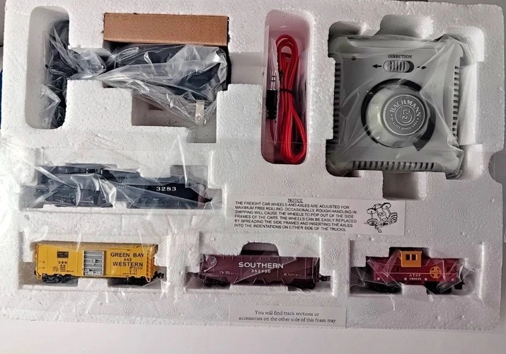 Bachmann N Scale The Yard Boss 0-6-0 Steam Train Set New Open Box Complete - Image 2 of 4