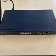 Netgear ProSafe JGS516-v2 16-Port Gigabit Ethernet Fanless Switch  