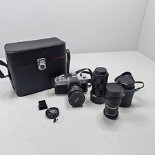 Mamiya 500 DTL Camera with Lenses  Case - Vintage, Untested