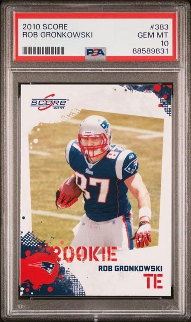 2010 Panini Score #383 Rob Gronkowski Rookie RC PSA 10