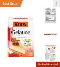 Unflavored Gelatin, 32 ct Packets