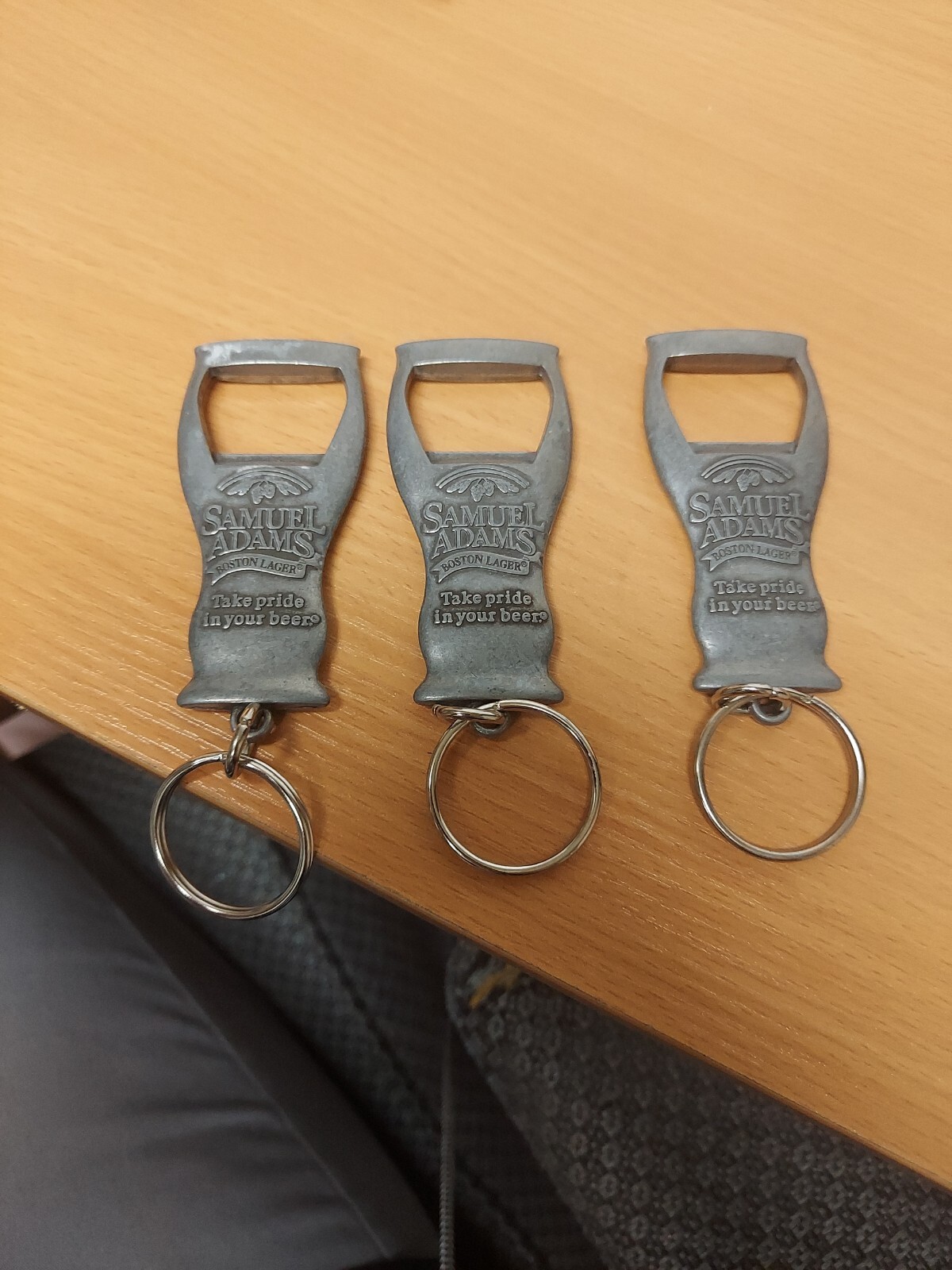(3) Samual Adams Bottle Openers