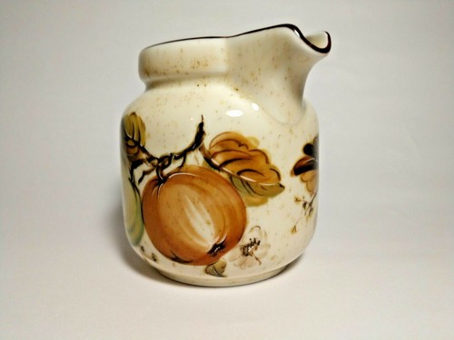 Vintage Schwarzenbach Bavaria CREAMER WINTERLING Germany Apple Fruit Pattern - Picture 4 of 5