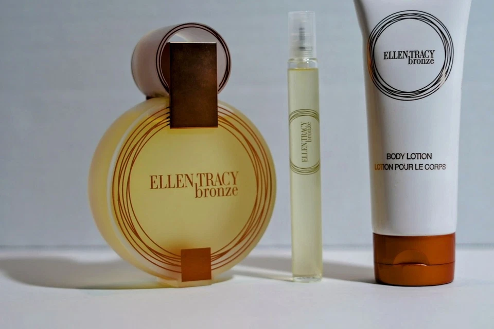 Juego de regalo de perfume de 3 piezas de bronce Ellen Tracy para mujer Foto 3 de 4