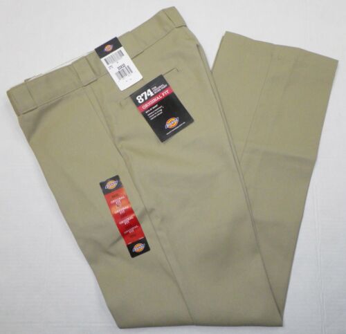 NWT Dickies 874 Twill Original Work Pants ORIGINAL FIT 874KH Beige Khaki 33x32 | eBay