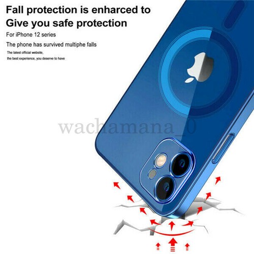Shockproof Case Cover For iPhone 12 Pro Max Plating Silicone Clear MagSafe AU - Picture 11 of 15
