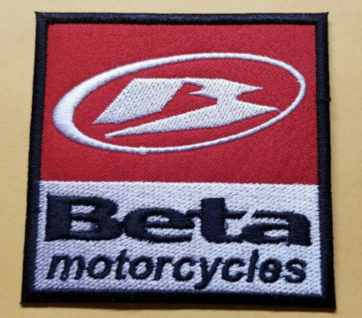 BETA Motorcycle Embroidered Patch Approx 3x3''