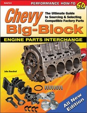 Chevy Big-block Engine Parts Interchange Book Compatibility Parts Id New