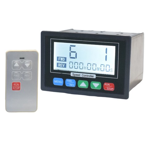 DC 10-55V LCD PWM DC Motor Speed Controller Reverse Time Wireless Remote 15Khz - Bild 7 von 10