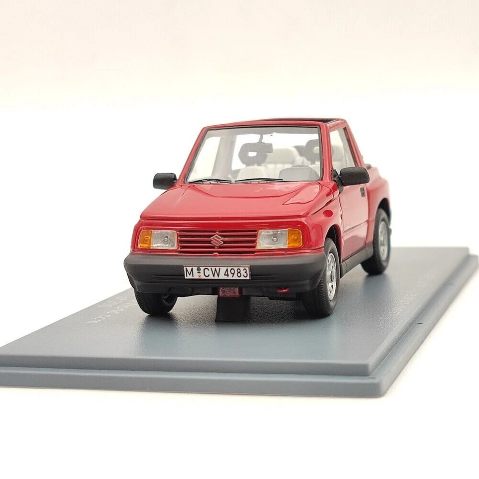 MODELOS A ESCALA NEO 1:43 Suzuki Vitara 1.6 JLX Cabriolet Rojo Resina Coche Limitado Foto 4 de 4