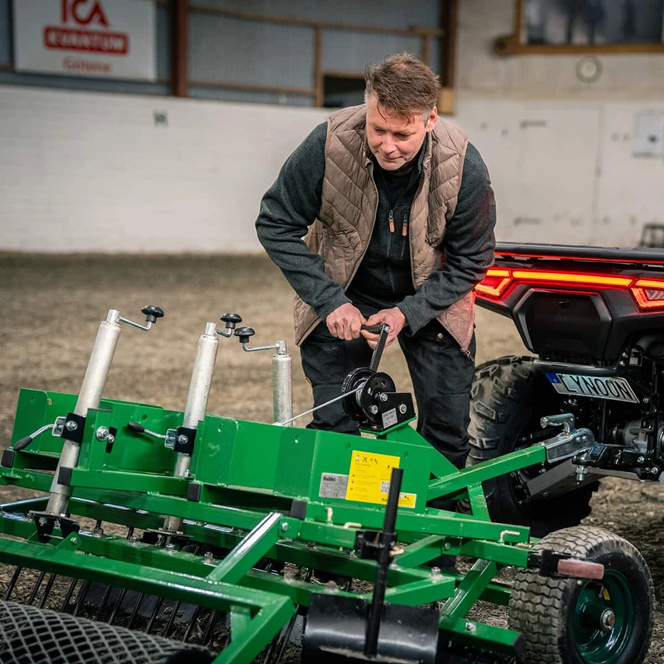 Reitbahnplaner Reitplatzplaner 1,5 m PADDOCK EGGE 150 cm  ATV QUAD  KELLFRI NEU - Bild 3 von 4