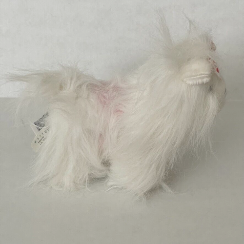 Ganz Webkinz Lil' Kinz Plush Yorkie HS070 White Stuffed Toy Animal No Code - Picture 6 of 13