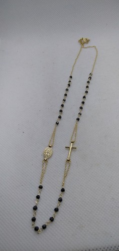 Collar Plata Unisex Rosario Girogola Hematites Facetada CM 45 Ramata. Viv - Imagen 18 de 20