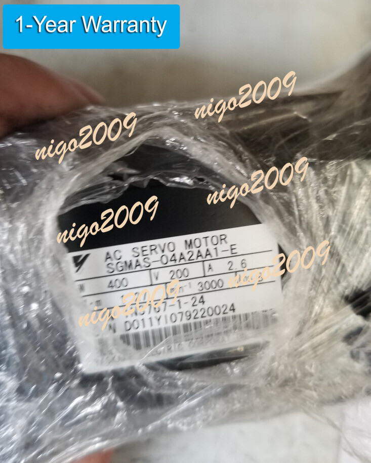 NEW GENUINE AC SERVO MOTOR SGMAS-04A2AA1-E FREE EXPEDITED SHIPPING #A6-37