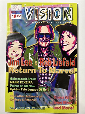 Marvel Vision Magazine (1996) #4 - Comic Book - Comics Liefeld Stan Lee Jim Lee