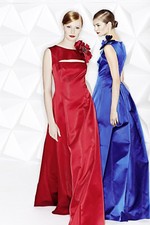  7975 NEW ESCADA GNEVIA GOWN Shimmery Royal Blue Maxi Dress Cut Out 36 US 4
