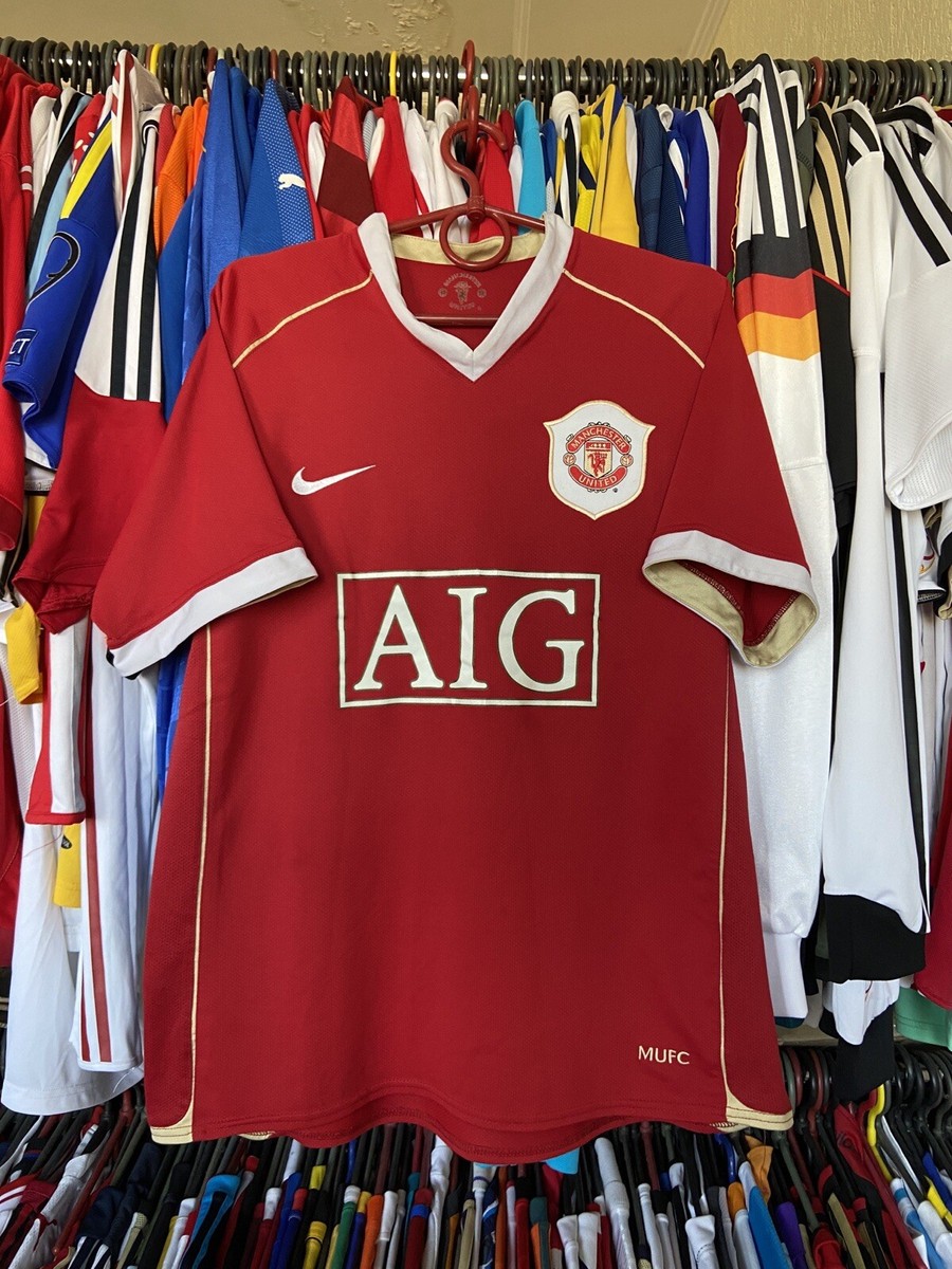 MANCHESTER UNITED 2006 2007 HOME SHIRT JERSEY NIKE 146814