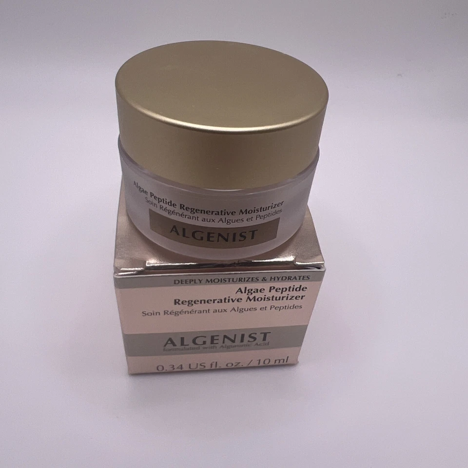 ALGENIST Algae Peptide Regenerative Moisturizer 0.34 oz/10mL LOT OF 2 - Image 3 of 4