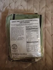 MRE A-Pack Ready Meal (Reduced Sodium) Sweet & Sour Chicken - SINGLE MEAL