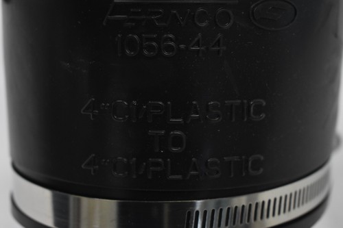 Fernco Repair Coupling 4" CI/Plastic To 4" C1/Plastic 1056-44 Replacement Unit - Picture 2 of 4
