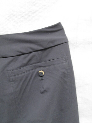 Pantalon Capri Jamie Sadock Femme – Taille 16 Noir – Sport/golf – Stretch