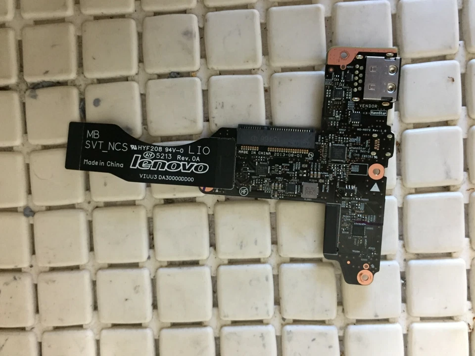 Lenovo Yoga 2 Pro 13 20266 Tarjeta Msata USB Micro HDMI SD Card Con Flat - Imagen 2 de 2