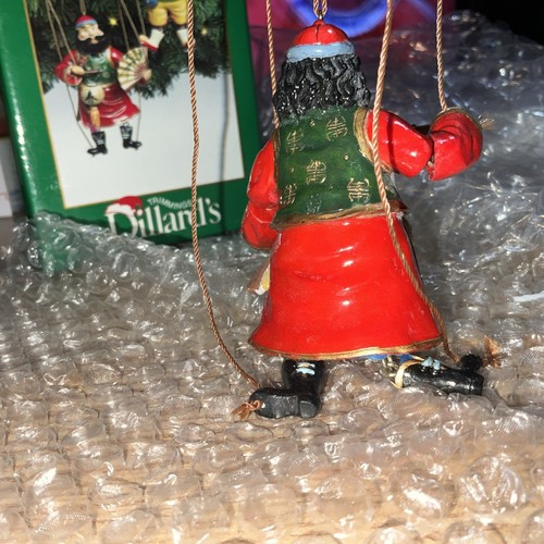 Adornos de marionetas de Navidad Dillards-2 marionetas dentro de la caja muy coloridos NUEVO - Imagen 24 de 24
