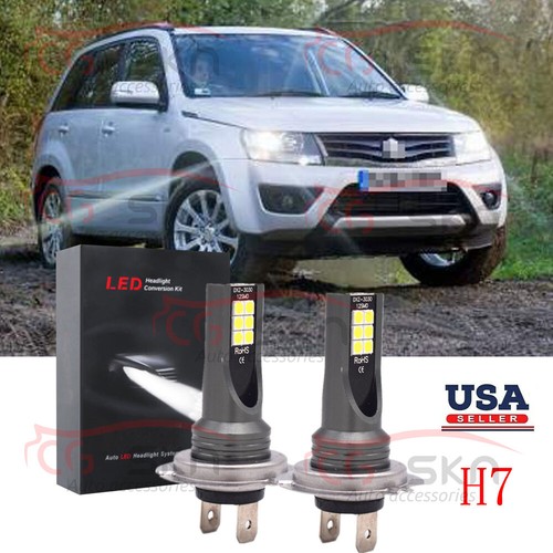 For Suzuki Grand Vitara 200613 H11 LED Headlight Kit Low Beam Bulbs