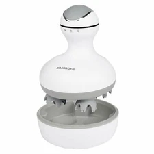 Electric Scalp Head Massager, Waterproof Massager with 4 Heads 84 Nodes for Hair