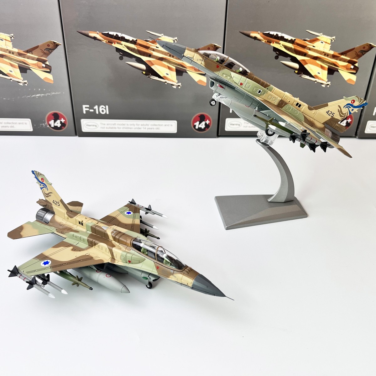 Wltk ISRAEL IAF F-16 Fighting Falcon I Block-52 1/72 Diecast