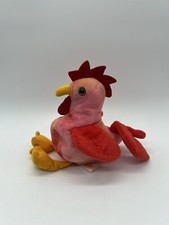 TY Original Beanie Baby  Strut  PVC Pellets Toy Collectible 1996 Retired Turkey