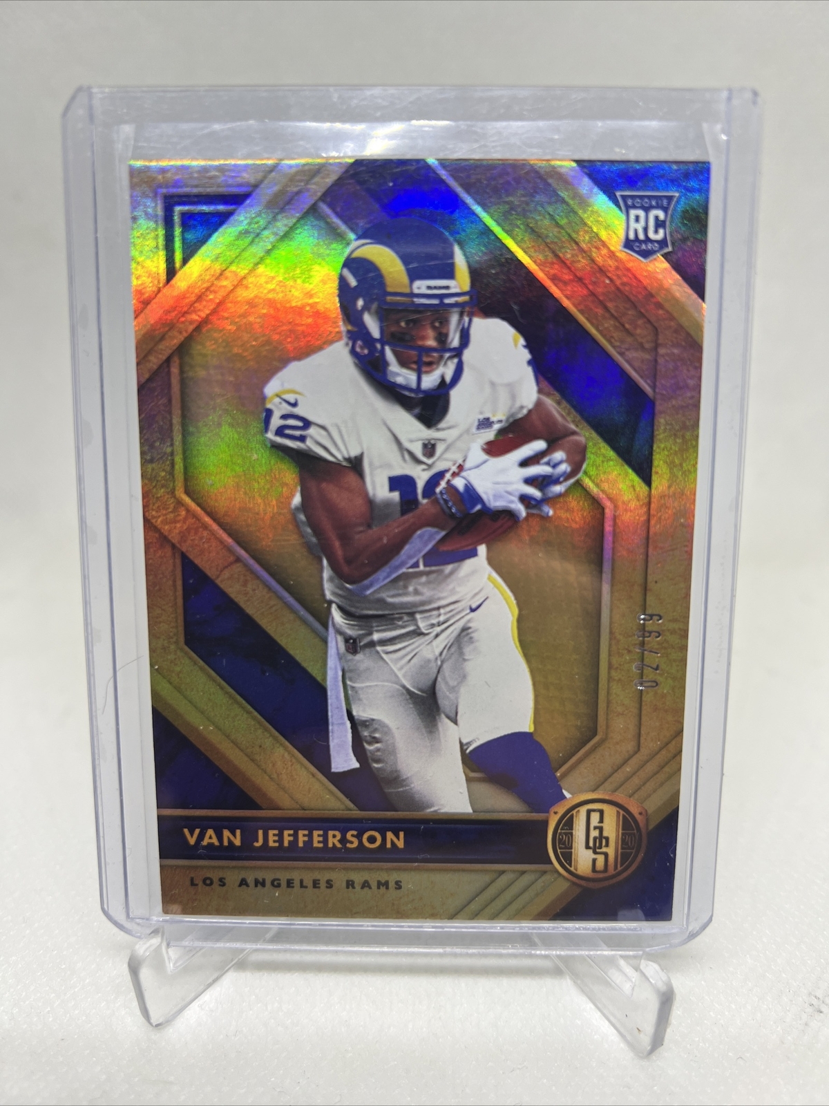 Van Jefferson 2020 Gold Standard RC SP /99 LA Rams #128